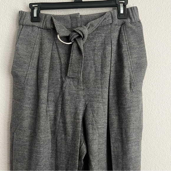 3.1 Phillip Lim Cinched Trouser Wool Ankle Pants in Grey, Size 4, NEW w/Tag - Picture 5 of 9